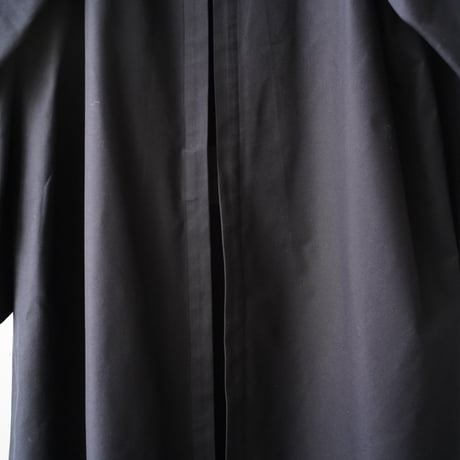 AURALEE  COTTON SILK GABADINE LONG SOUTIEN COLLAR COAT (Mens)
