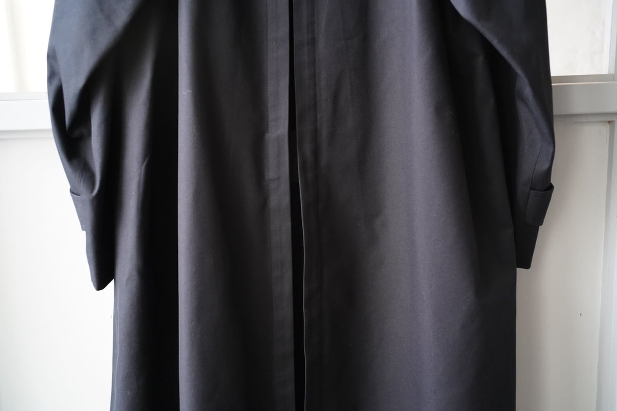 オーラリー COTTON SILK GABADINE LONG SOUTIEN AURALEE -Cotton Silk Gabardine Long Soutien Collar Coat
