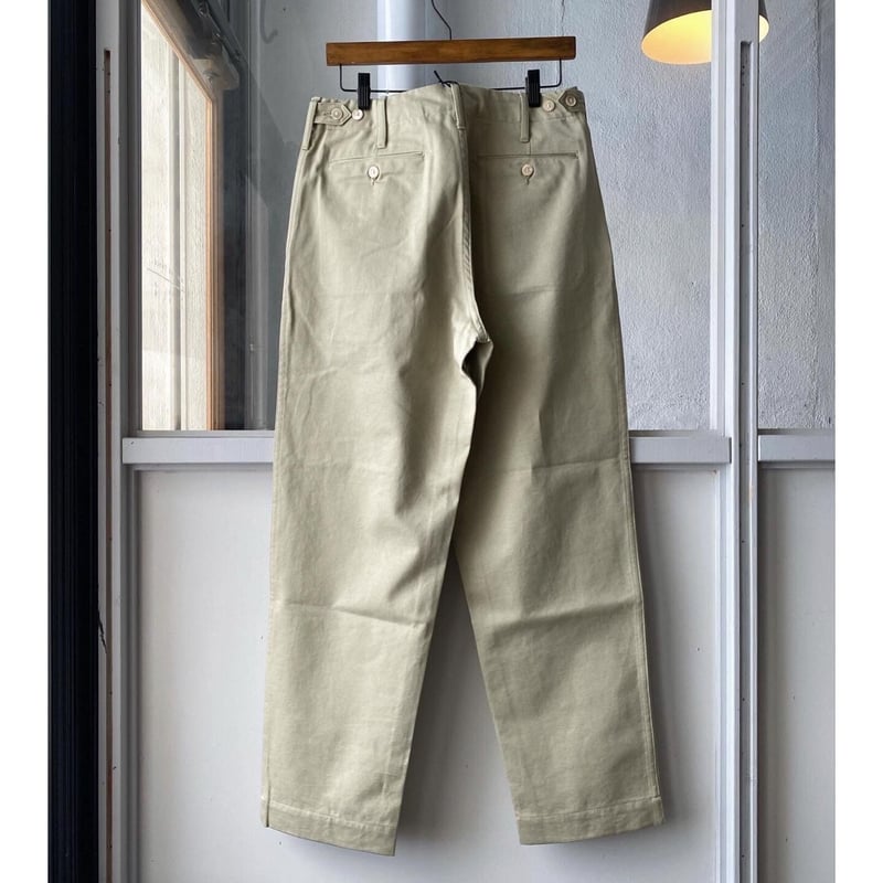 AURALEE WASHED FINX LIGHT CHINO PANTS A21SP0 AURALEE WASHED FINX LIGHT CHINO PANTS A21SP0