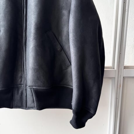 COMOLI　シープスキン ジップブルゾン