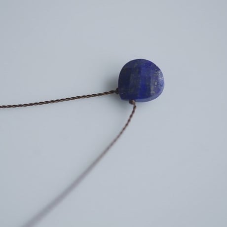 Margaret Solow 　 Faceted  Lapis Necklace