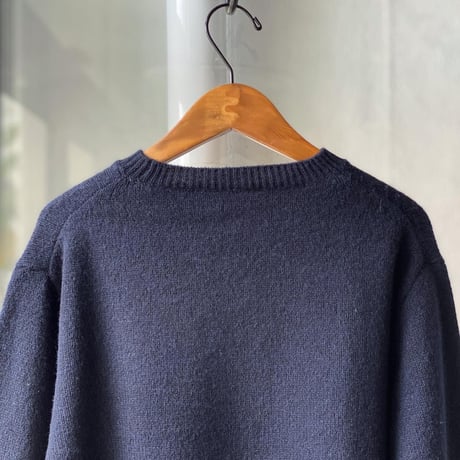 COMOLI   ラムズウール クルーネックニット