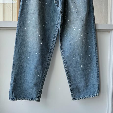 ssstein　  VINTAGE REPRODUCTION SPLASHED DENIM JEANS　INDIGO