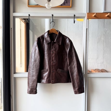 AURALEE　HEAVY LAMB LEATHER BLOUSON