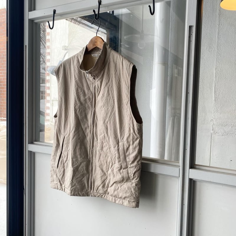 AURALEEオーラリー HIGH COUNT WOOL POPLIN VEST AURALEE HIGH COUNT WOOL POPLIN VEST from Japan brand new | eBay