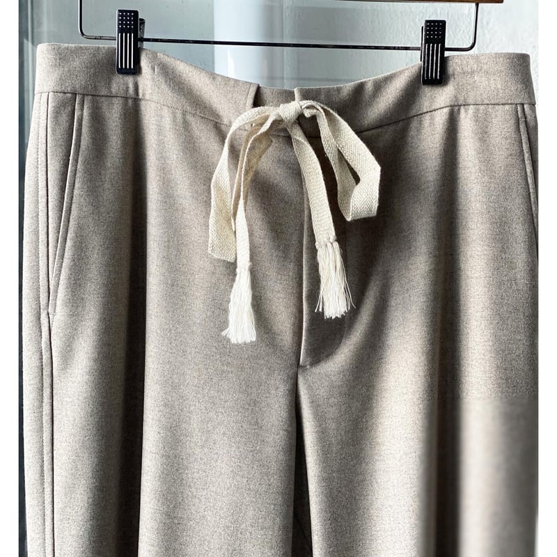 AURALEE WOOL FULLING FLANNEL SLACKS A20AP03CF AURALEE WOOL FULLING FLANNEL SLACKS A20AP03CF