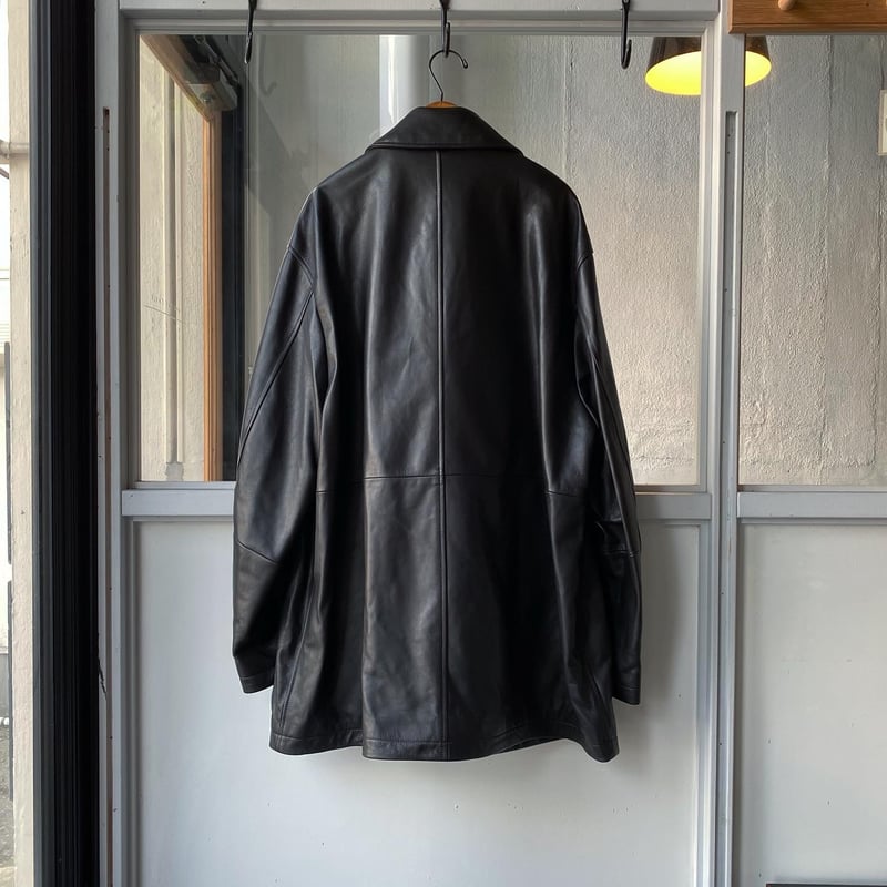ssstein LEATHER ZIP JACKET - ST.622 | Less