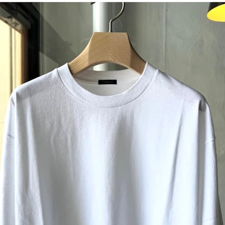 COMOLI　コットンジャージ 長袖Tシャツ