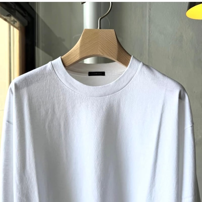 COMOLI コットンジャージ 長袖Tシャツ | Less Higashikawa