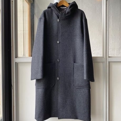 AURALEE  LIGHT MELTON HOODED COAT A20AC03LM (womens)