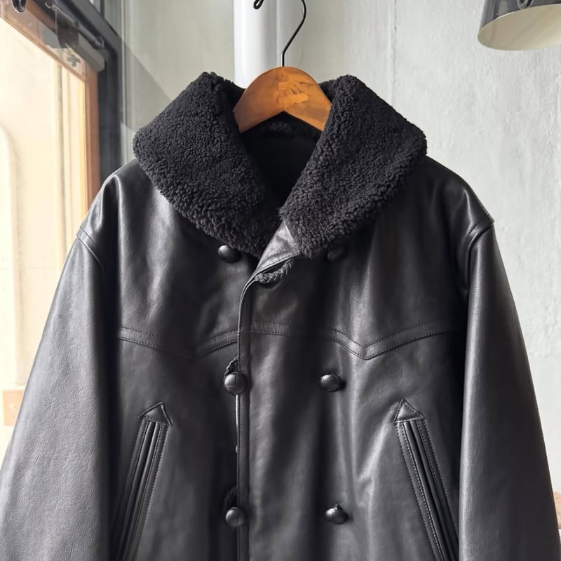 COMOLI ラムレザー カナディアンコート | Less Higashikawa