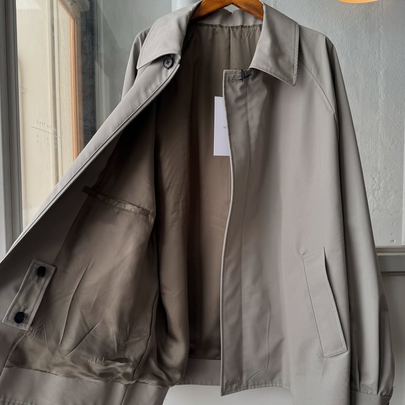 ssstein TECNO COTTON OVERSIZED HARRINGTON JAC