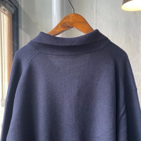 COMOLI　カシミヤ スキッパーニット