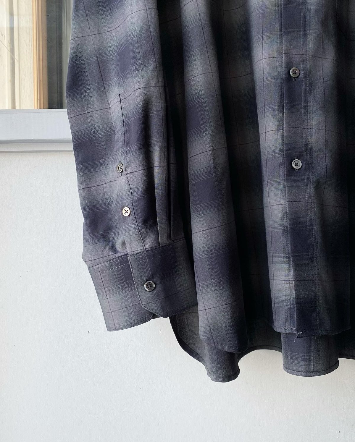 stein OVERSIZED DOWN PAT SHIRT - ST.544-2 | 
