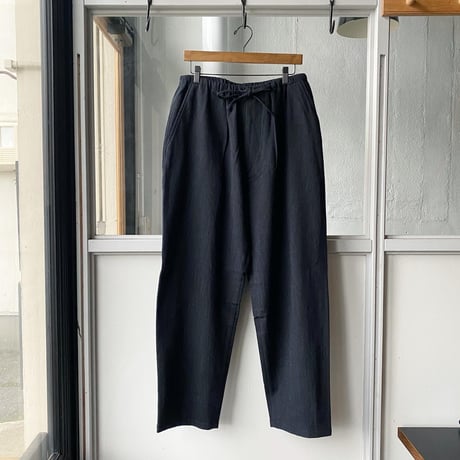 COMOLI　リファインウール ドローストリングパンツ