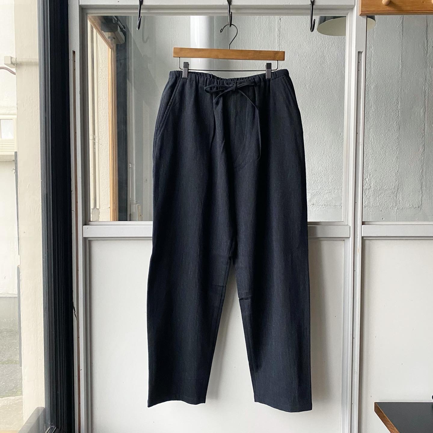 COMOLI 22AW リファインウールドローストリングパンツ 3 XL コモリ COMOLI リファインウール ドローストリングパンツ | Less