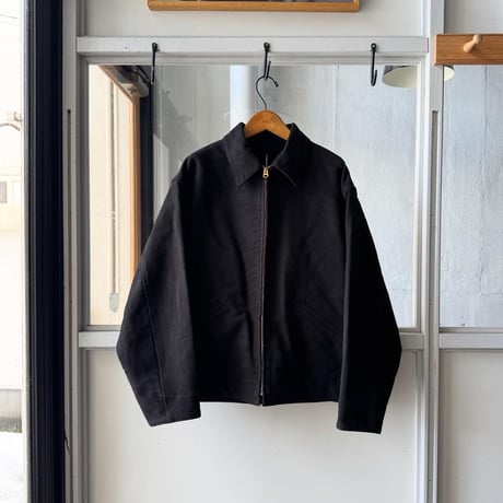 COMOLI　モールスキン ジップショートジャケット