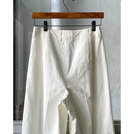 AURALEE   WASHED FINX LIGHT CHINO TUCK WIDE PANTS A20SP02CN  (womens)