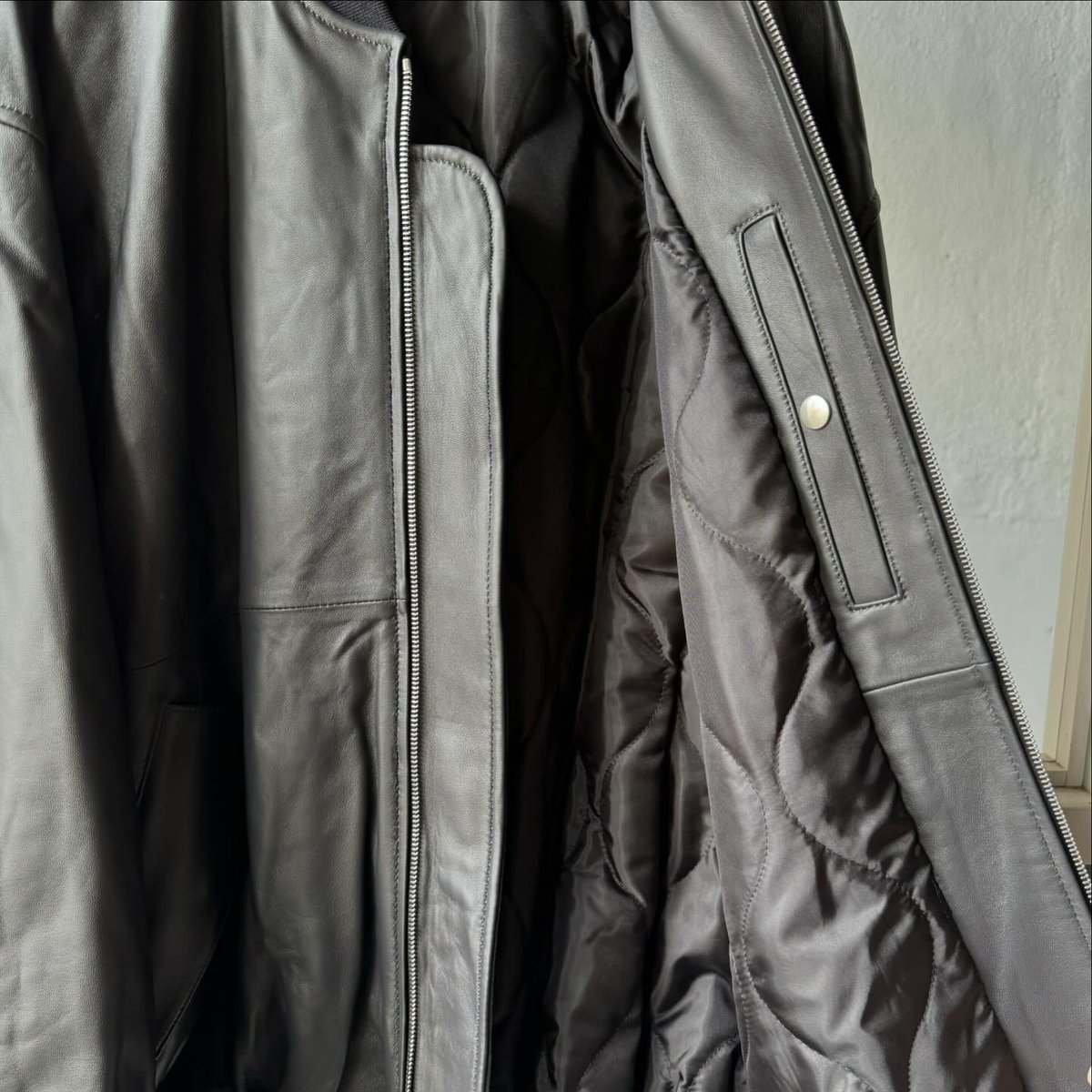 24FW stein LEATHER FLIGHT JACKET Mサイズ 24FW stein LEATHER FLIGHT JACKET Mサイズ 24FW stein LEATHER FLIGHT