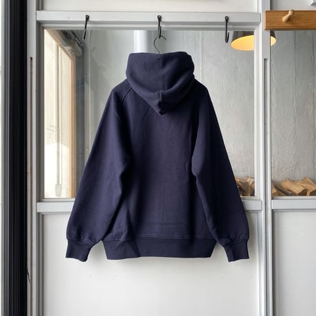COMOLI　コットン吊裏毛 パーカー