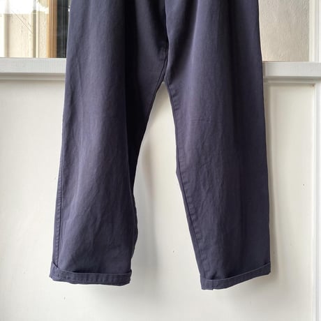 COMOLI　製品染 ドローストリングパンツ