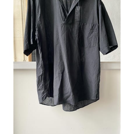 COMOLI   ベタシャン  スキッパー半袖シャツ