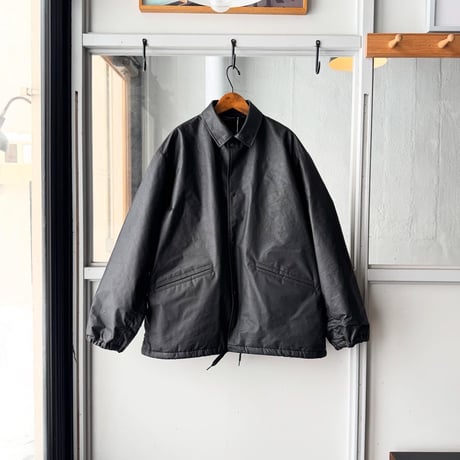 COMOLI　ペーパーレザー コーチジャケット