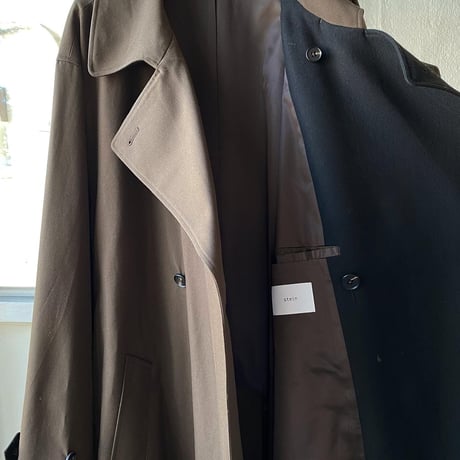 stein     DOUBLE LAPELED DOUBLE BREASTED COAT  - ST.402