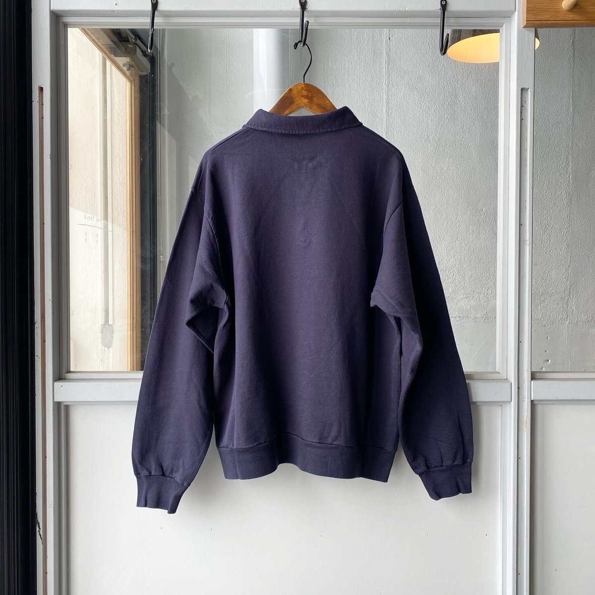 COMOLI コットンシルクジャージ ハーフジップPO | Less Higashikawa COMOLI コットンシルクジャージ ハーフジップPO | Less Higashikawa