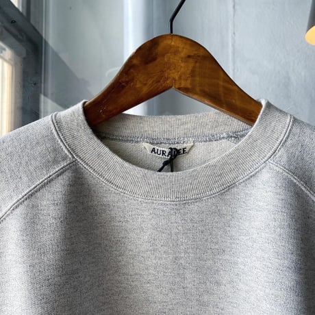 AURALEE   SUPER SOFT SWEAT  BIG P/O  A21SP02GU  (mens)