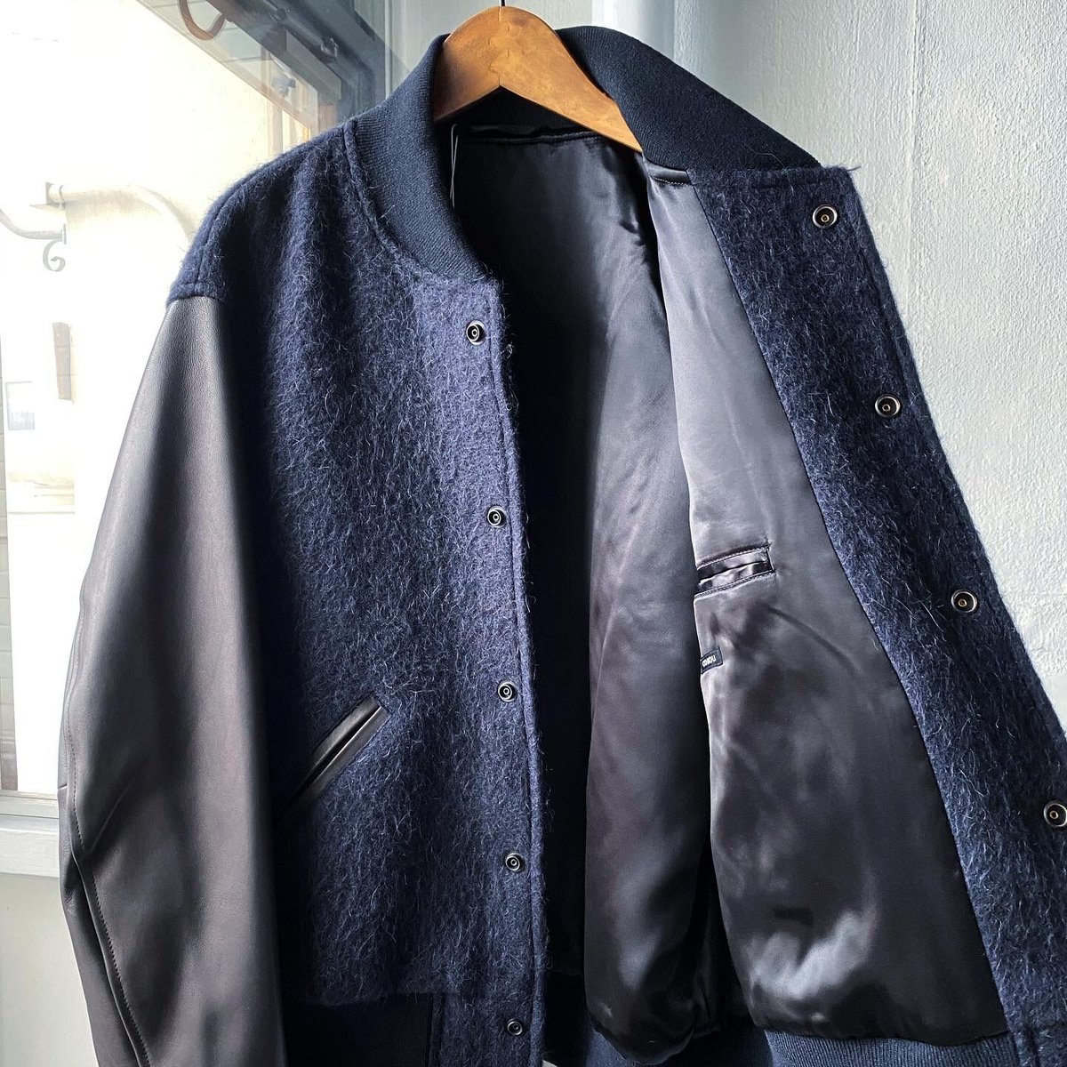 comoli award jacket navy アワードジャケット 20AW