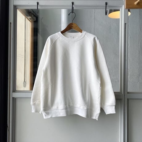 COMOLI  コットン吊裏毛 クルーネック