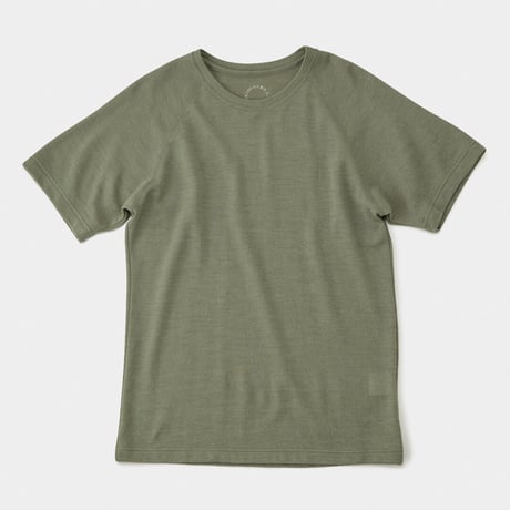 山と道　Yamatomichi  DF Mesh Merino Crew Neck - UNISEX　※在庫なし