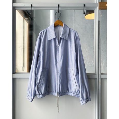 AURALEE 　 GIZA LIGHT WEIGHT DOUBLE-CLOTH ZIP BLOUSON  (mens)