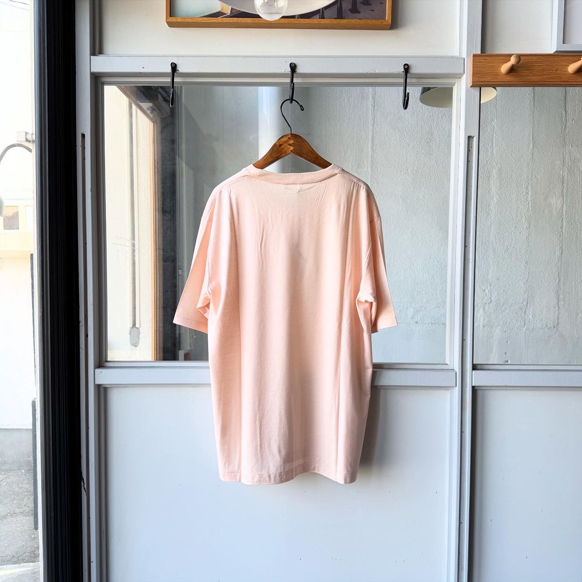 AURALEE SUPER SOFT WOOL JERSEY TEE | Less Higa