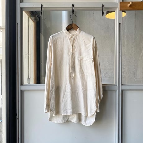 COMOLI　モスリン プルオーバーシャツ