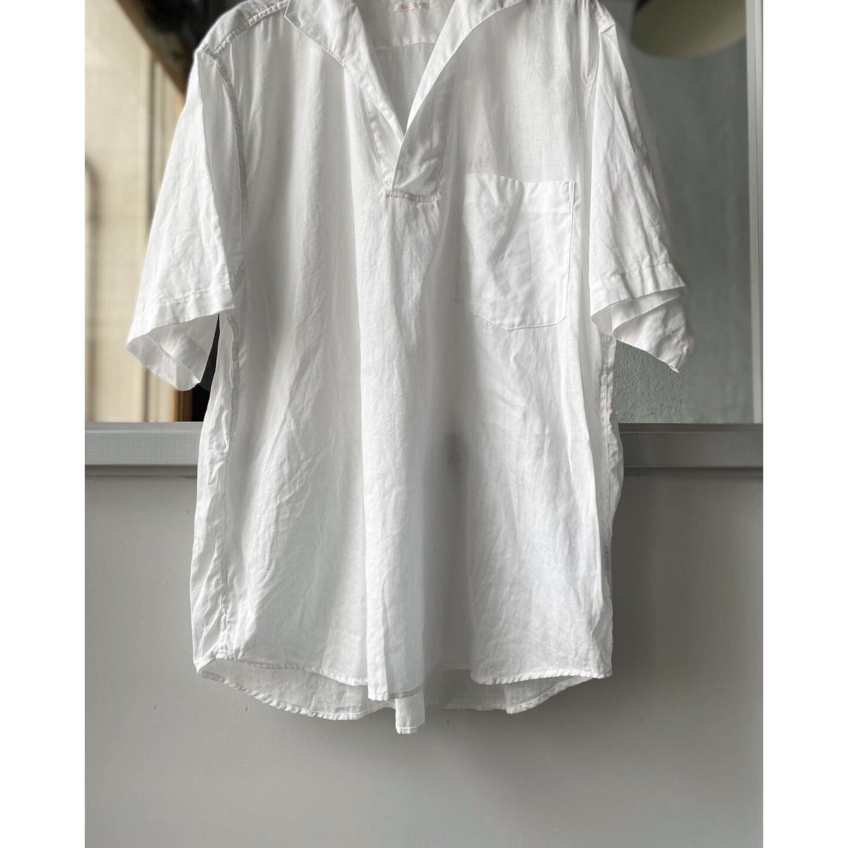 comoli ベタシャン　オールインワン　2 シャツ　パンツ COMOLI ベタシャン スキッパー半袖シャツ | Less Higashikawa