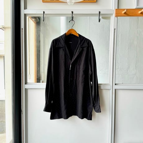 COMOLI　シルクノイル ドット シャツジャケット
