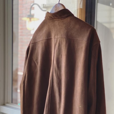COMOLI   スエードコモリシャツ