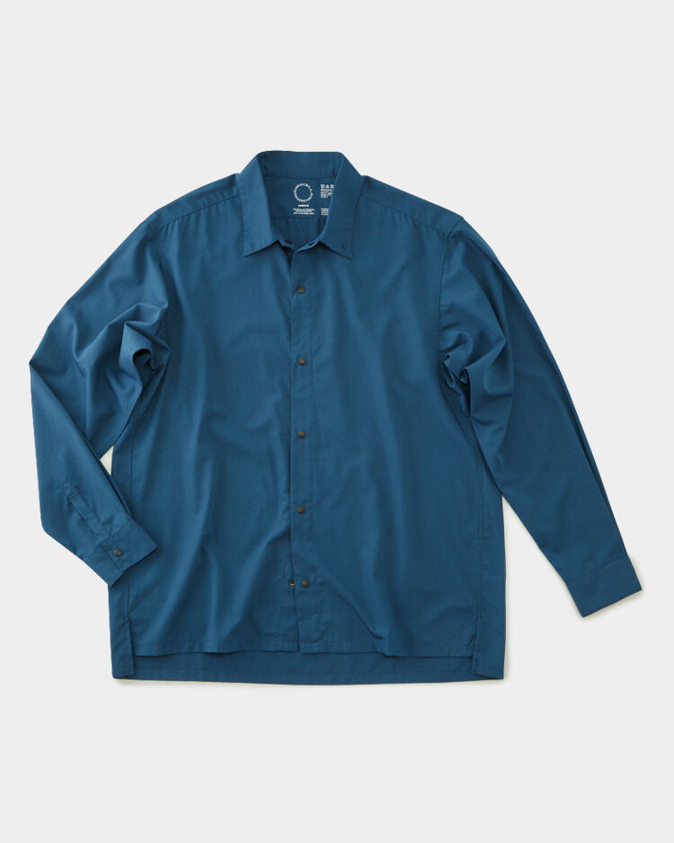 アウトドア山と道 Bamboo Shirt XS indigo - 登山用品