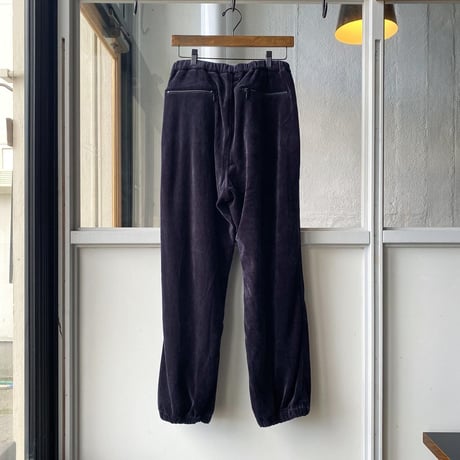 COMOLI 　ベロアジャージ トラックパンツ