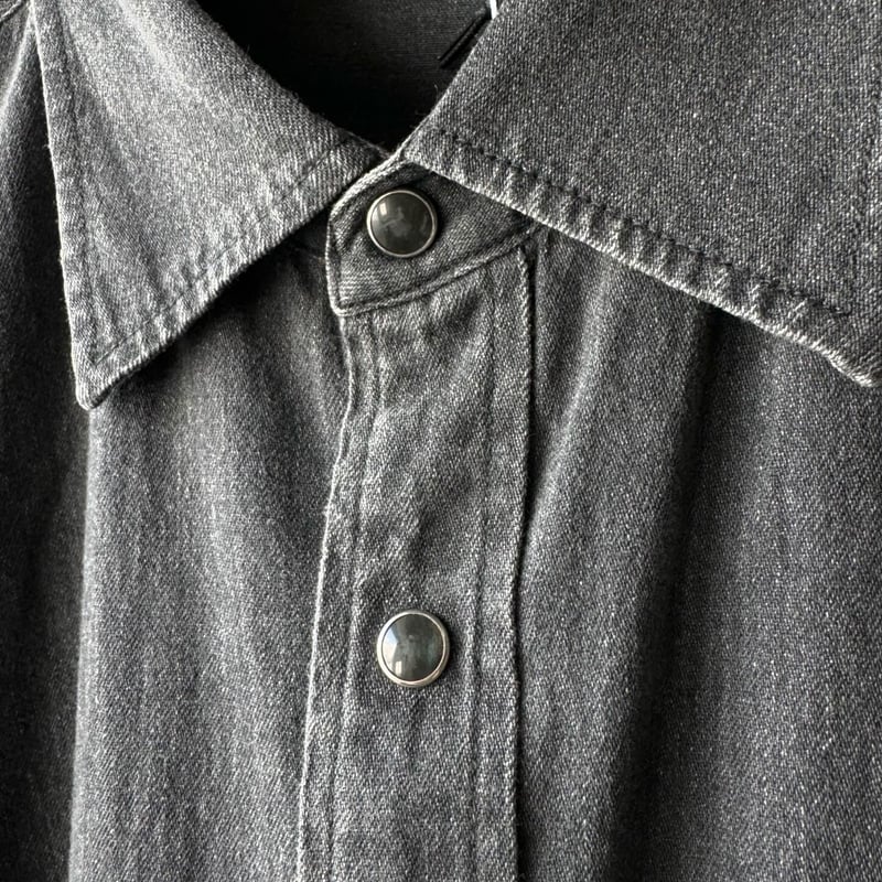 AURALEE SELVEDGE SUPER LIGHT DENIM SHIRT | Less AURALEE SELVEDGE SUPER LIGHT DENIM SHIRT | Less