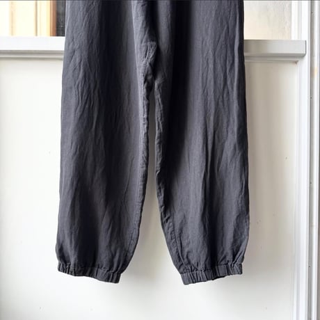 COMOLI　シルクコットン ドローストリングパンツ