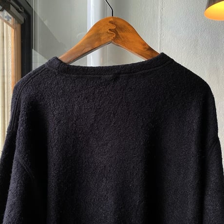 COMOLI シルクフリース 長袖クルー