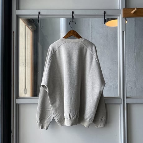 AURALEE   SUPER SOFT SWEAT  BIG P/O  A21SP02GU  (mens)