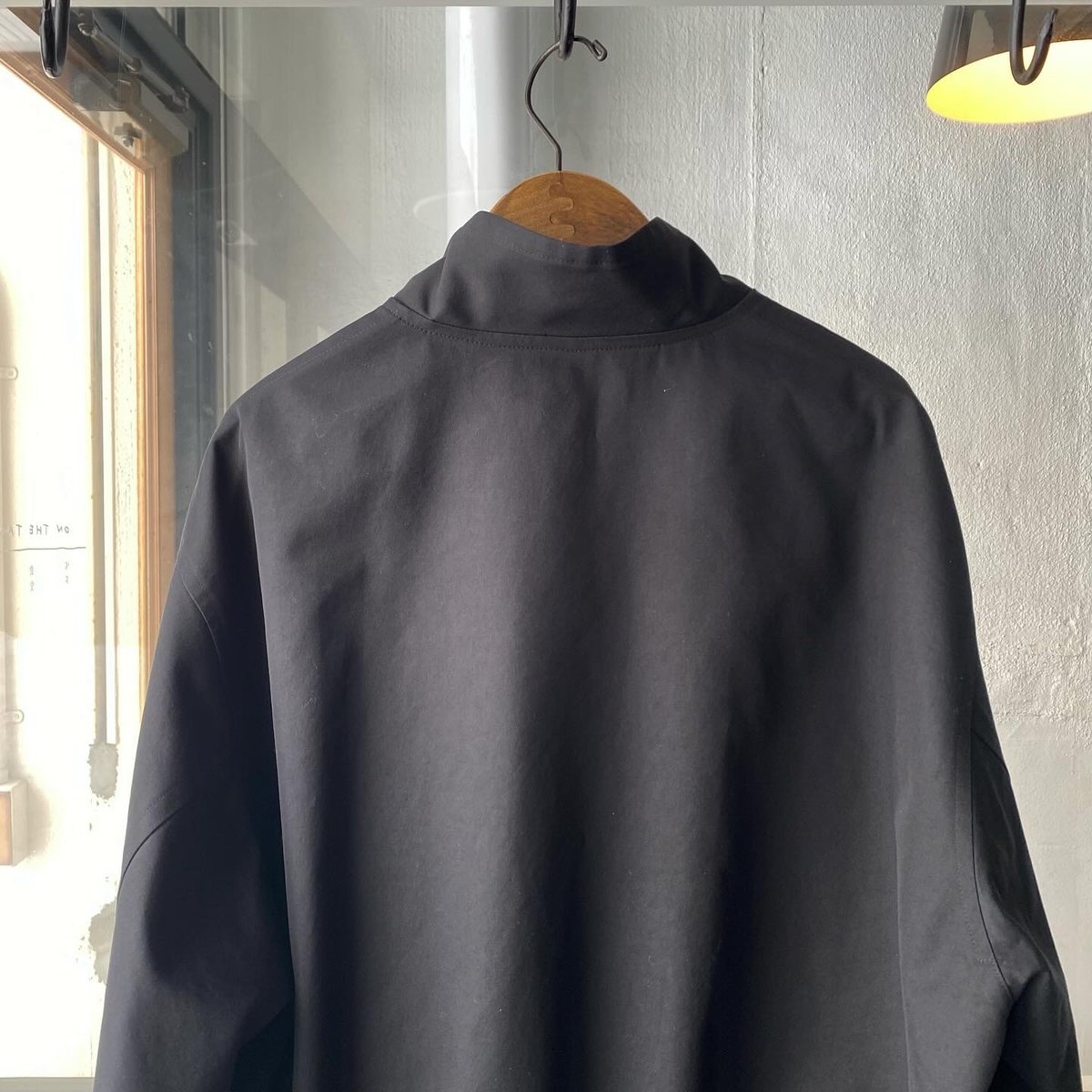 AURALEE WASHED FINX SILK CHAMBRAY BLOUSON | Les AURALEE WASHED FINX SILK CHAMBRAY BLOUSON | Les
