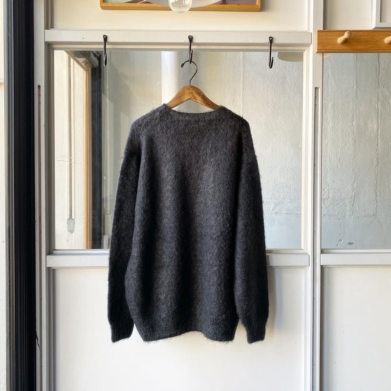 AURALEE BRUSHED SUPER KID MOHAIR KNIT P/O | Les AURALEE BRUSHED SUPER KID MOHAIR KNIT P/O | Les