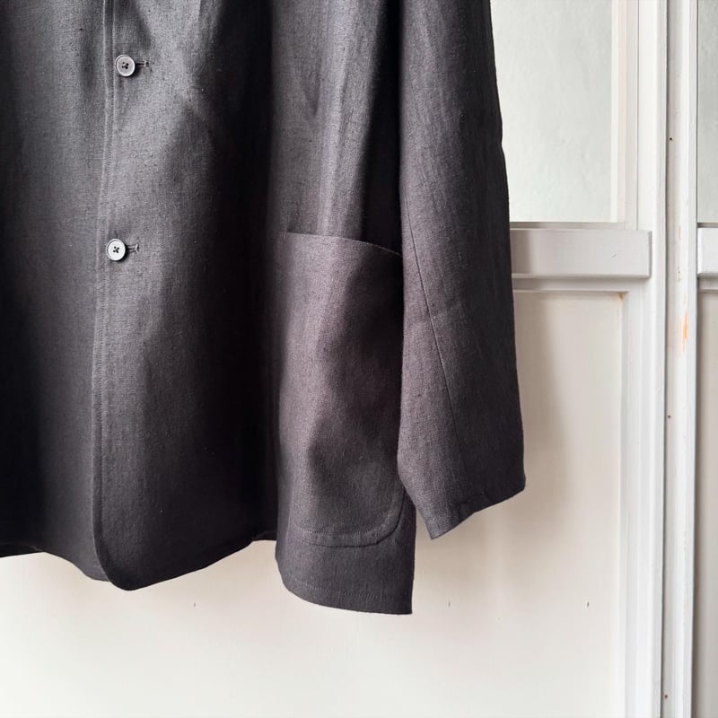 美品 24SS COMOLI カナパスタンドカラージャケット 2 COMOLI (コモリ) カシミヤカナパ スタンドカラージャケット