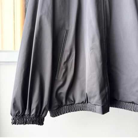 ssstein　  SILK-BACK STAND COLLAR ZIP JACKET