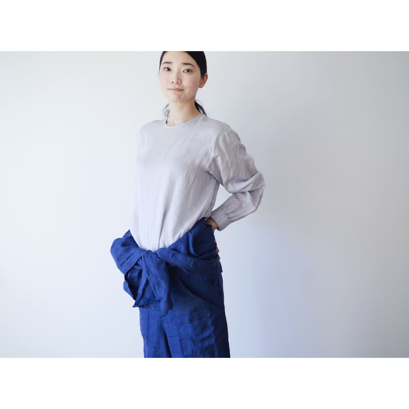 fruits of life リネンオールインワン/青黛色(ネイビー) | Less